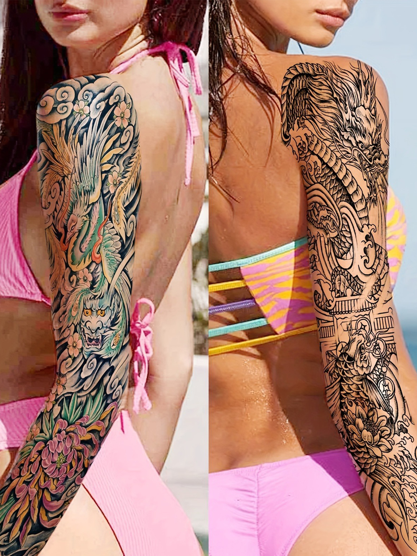 Chinese Style Personalized Tattoo Sticker